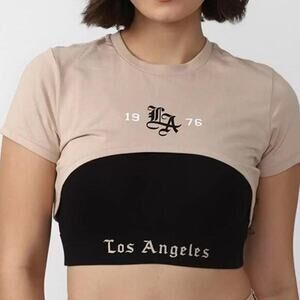 Forever 21 Large Crop Top - Los Angeles 1976